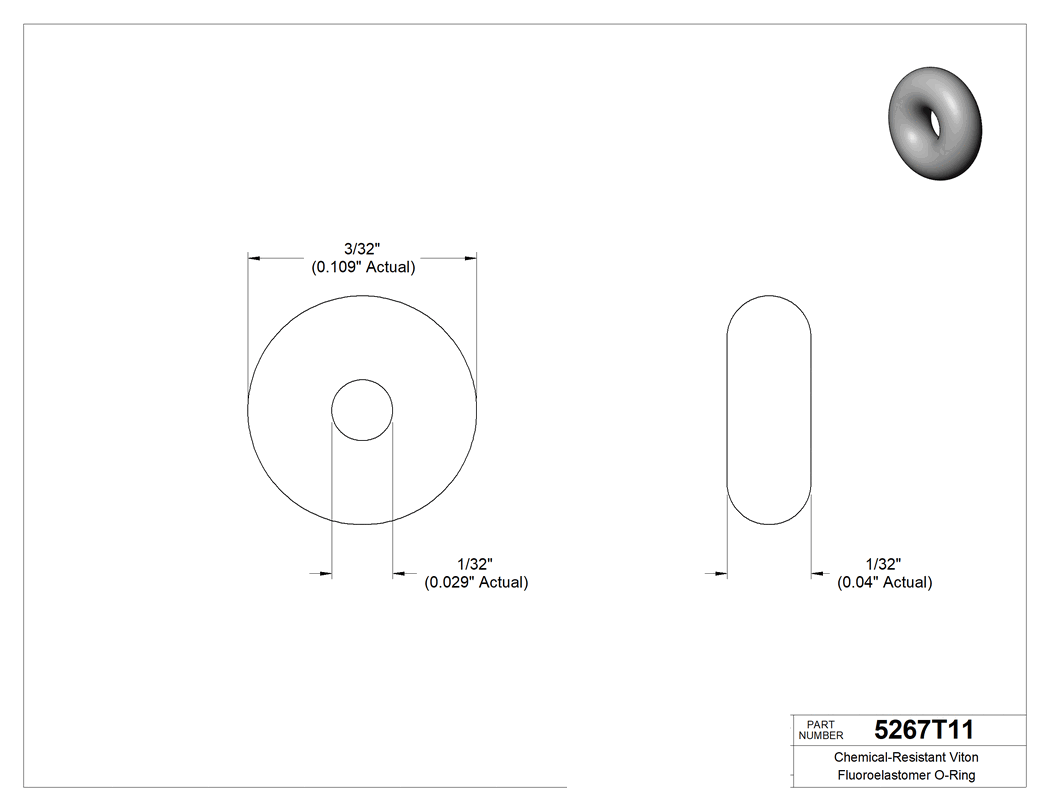 Technical drawing - 5267T11